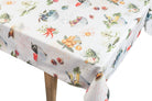 Mantel de Sarga Antimanchas Frutas y Pájaros - #pino_y_jacaranda#