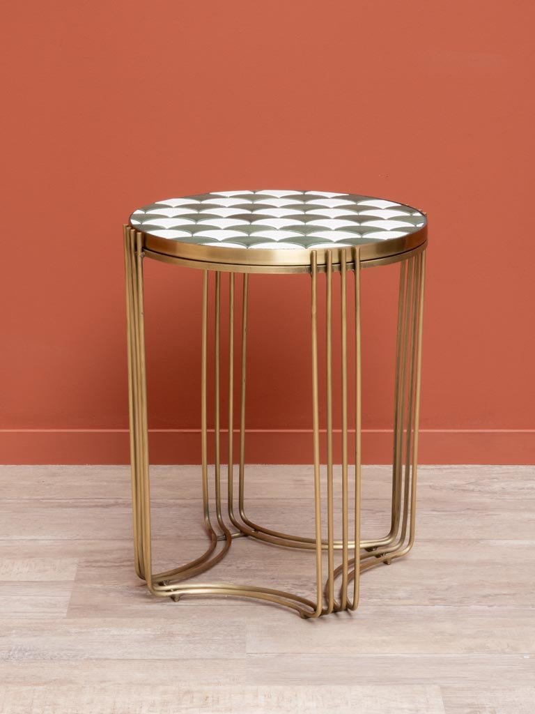 Mesa Auxiliar Ikal - #pino_y_jacaranda#