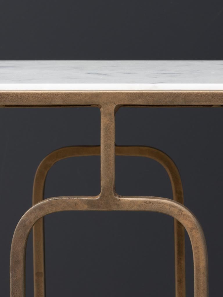 Mesa Auxiliar Marble - #pino_y_jacaranda#