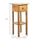 Mesa Auxiliar para Teléfono - #pino_y_jacaranda#
