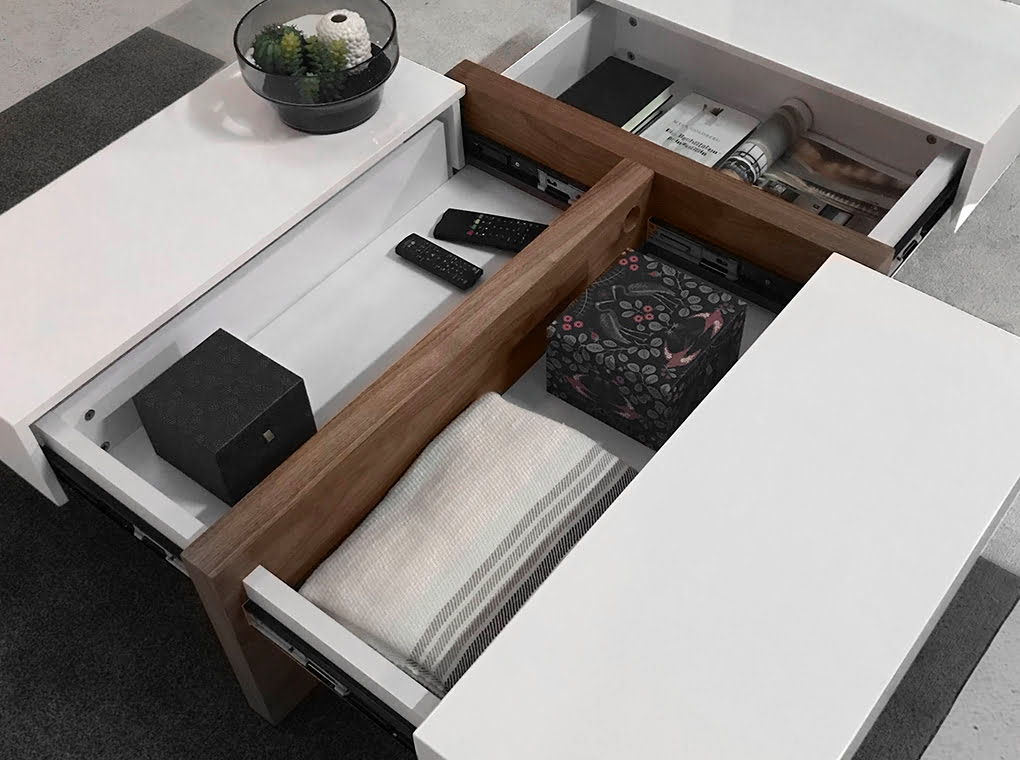 Mesa de Centro Espiral - #pino_y_jacaranda#