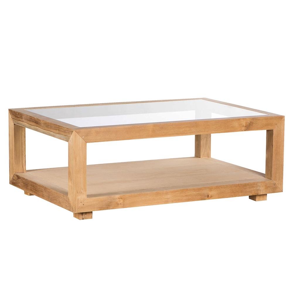 Mesa de Centro Plantation Rectangular - #pino_y_jacaranda#