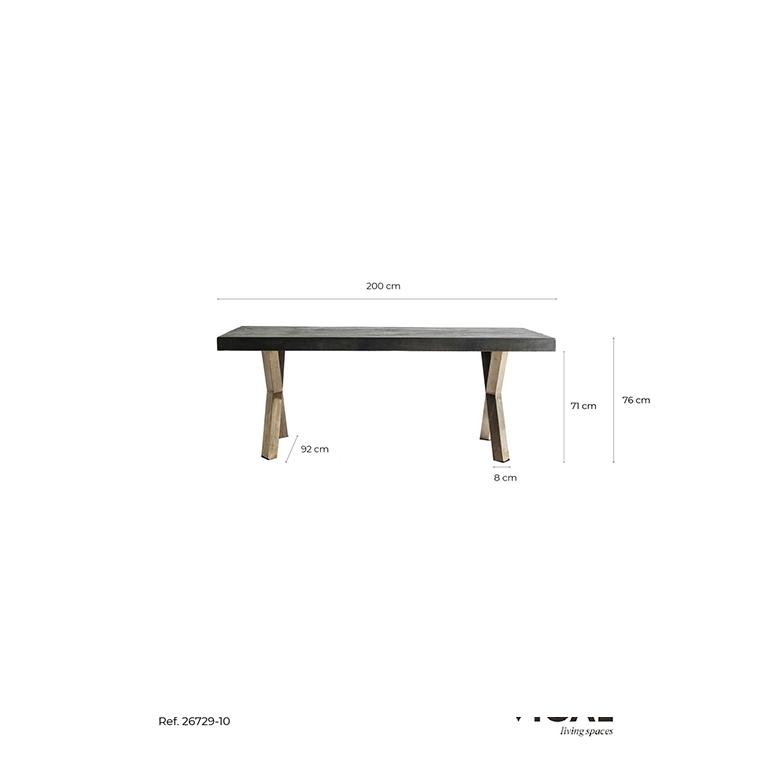 Mesa de Comedor Alonso - #pino_y_jacaranda#