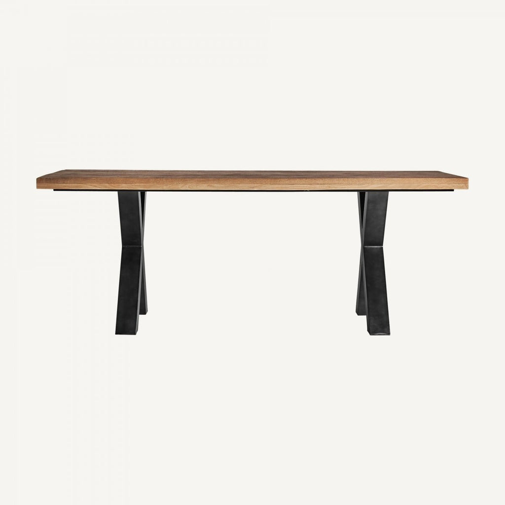 Mesa de Comedor de Madera Lara - #pino_y_jacaranda#