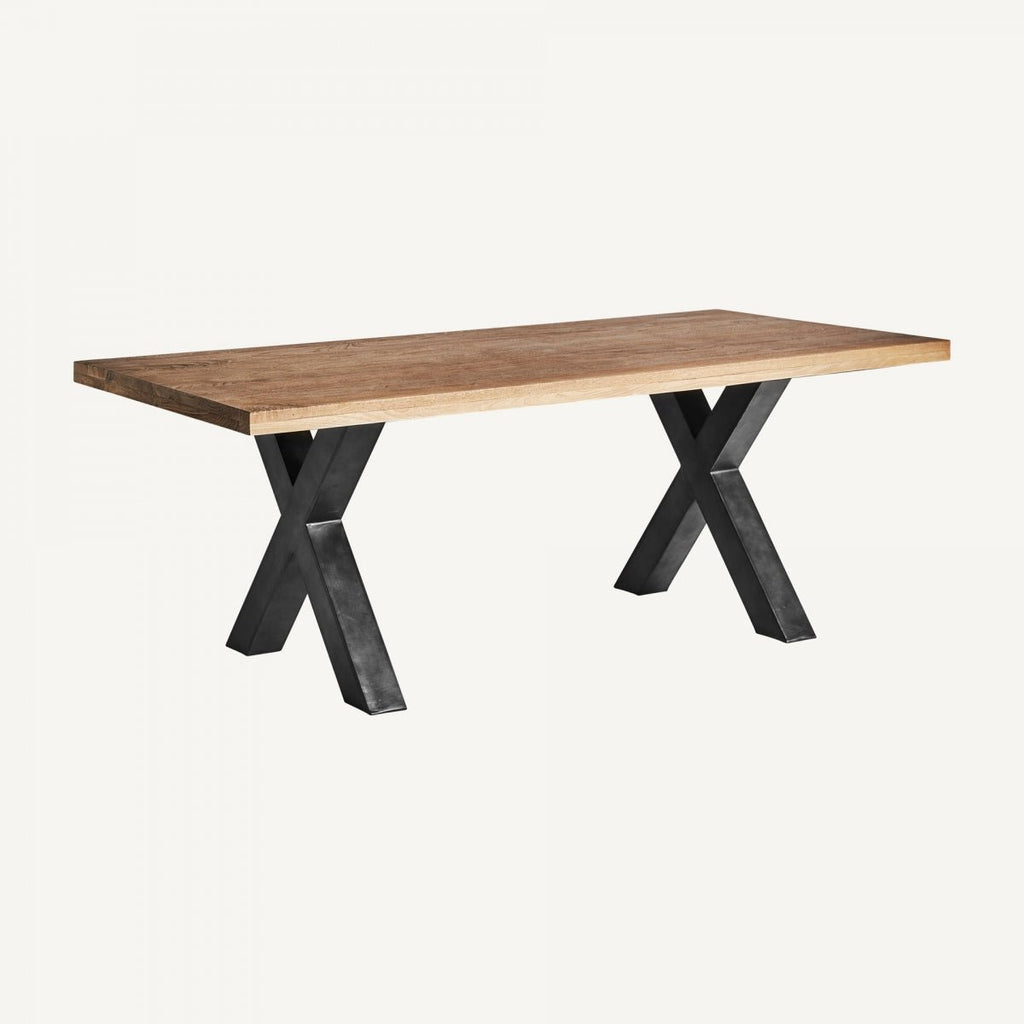 Mesa de Comedor de Madera Lara - #pino_y_jacaranda#