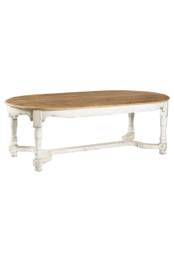 Mesa de Comedor Ovalada Acate - #pino_y_jacaranda#