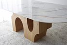 Mesa de Comedor Ovalada Arnoia - #pino_y_jacaranda#