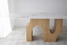 Mesa de Comedor Ovalada Arnoia - #pino_y_jacaranda#