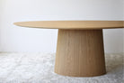 Mesa de Comedor Ovalada Chelva - #pino_y_jacaranda#