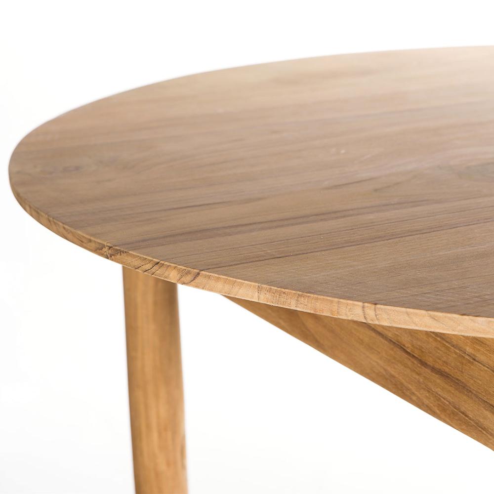 Mesa de Comedor Redonda Azores - #pino_y_jacaranda#