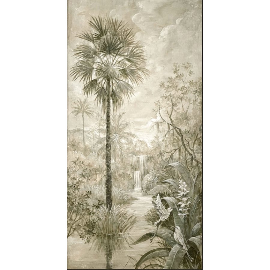 Mural de Papel Froissé Cascada Tropical - #pino_y_jacaranda#