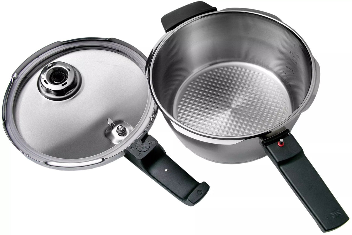 Olla a Presión 3,5L + Cestillo 22 cm + Trípode Vitavit® Premium Fissler - #pino_y_jacaranda#