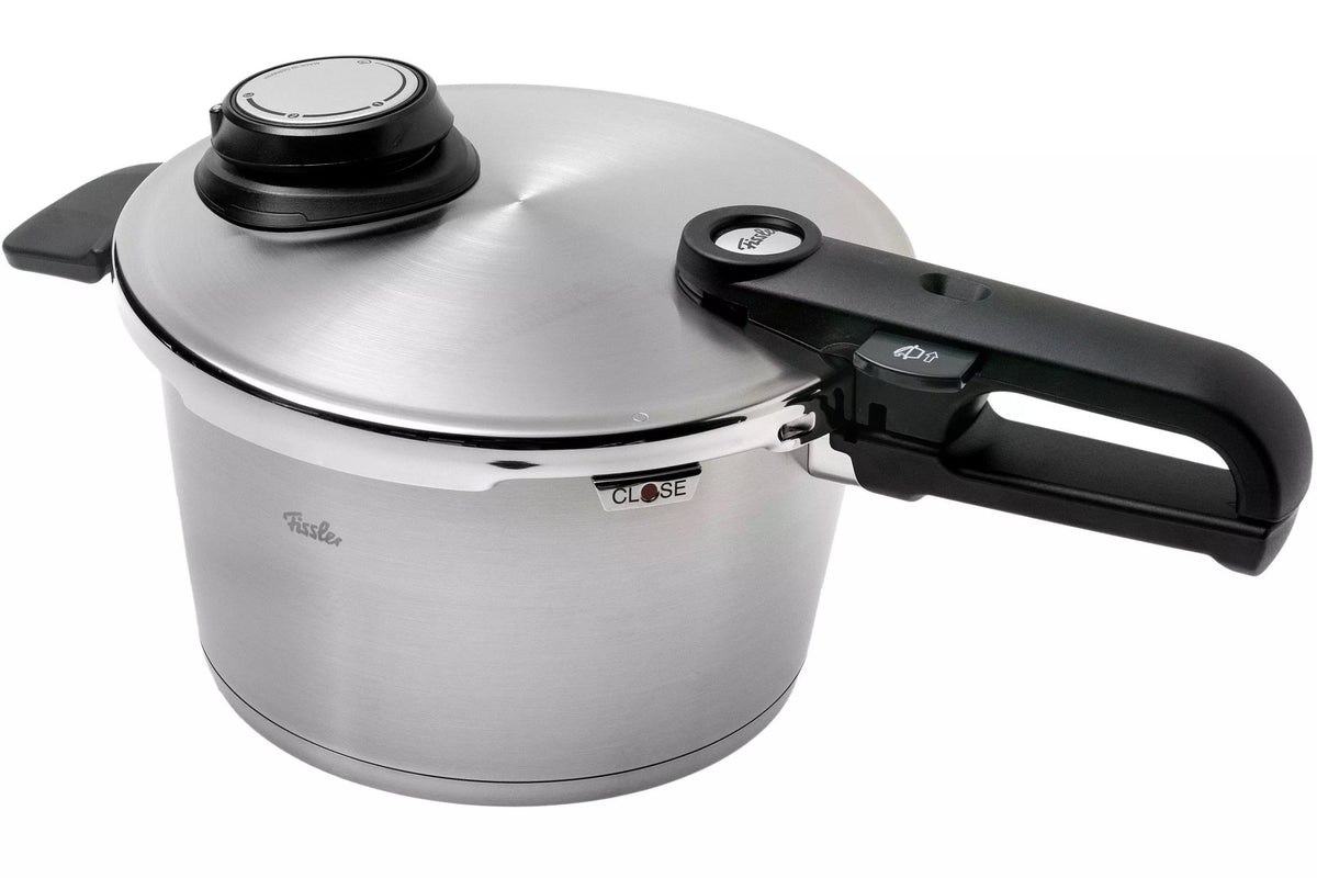 Olla a Presión 4,5L + Cestillo 22 cm + Trípode Vitavit® Premium Fissler - #pino_y_jacaranda#
