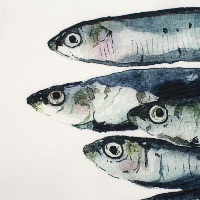 Paño de Cocina Caballito de Mar y Peces - #pino_y_jacaranda#