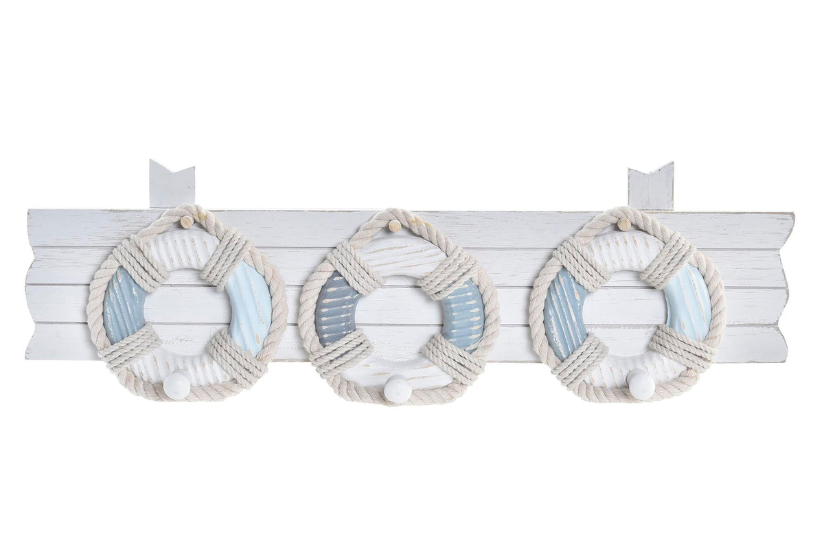 Perchero de Pared Salvavidas - #pino_y_jacaranda#