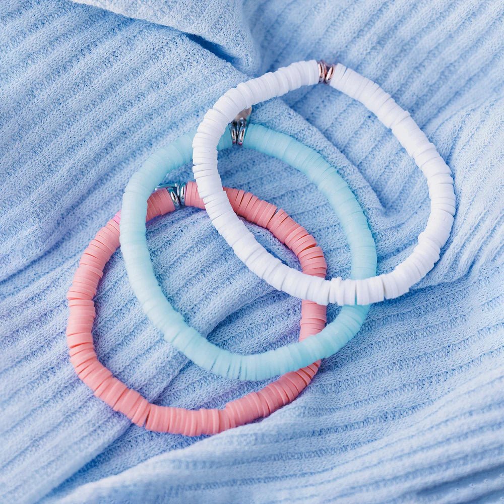 Pulsera Discos Rosa - #pino_y_jacaranda#