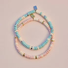 Pulsera Turquesa y Blanca - #pino_y_jacaranda#