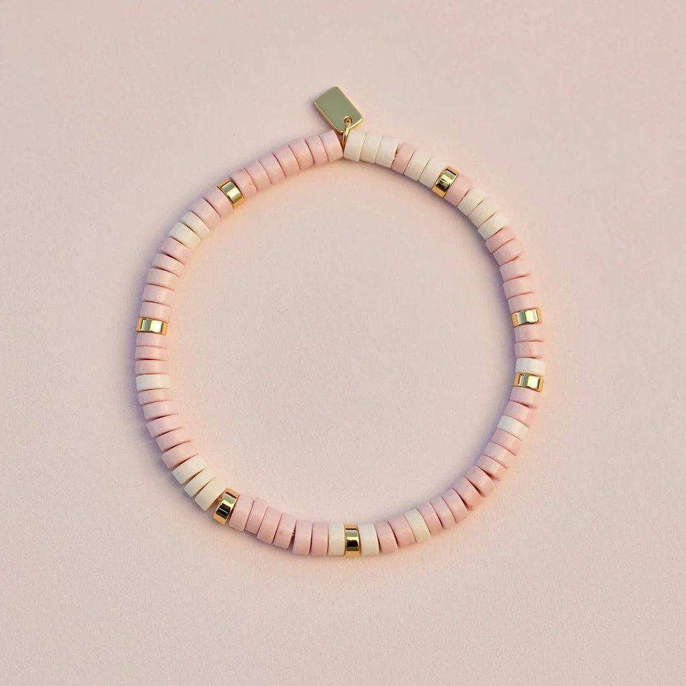 Pulsera Turquesa y Blanca - #pino_y_jacaranda#