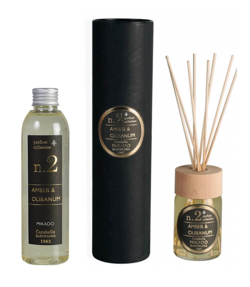 Recambio Mikado Cerabella 200 ml Amber & Olibanum Nº2 - #pino_y_jacaranda#