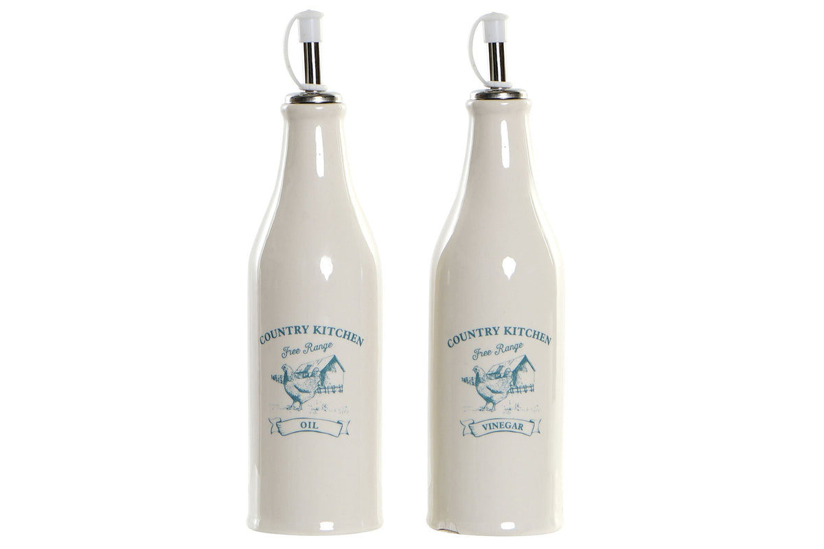 Set de Aceitera y Vinagrera Country - #pino_y_jacaranda#