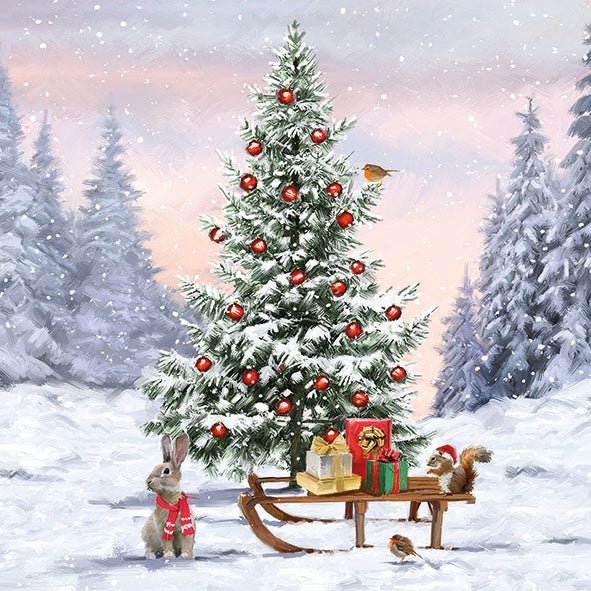 Set de Servilletas Árbol de Navidad - #pino_y_jacaranda#