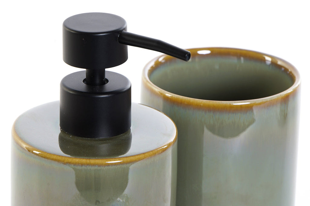 Set Dispensador y Vaso Lirio - #pino_y_jacaranda#