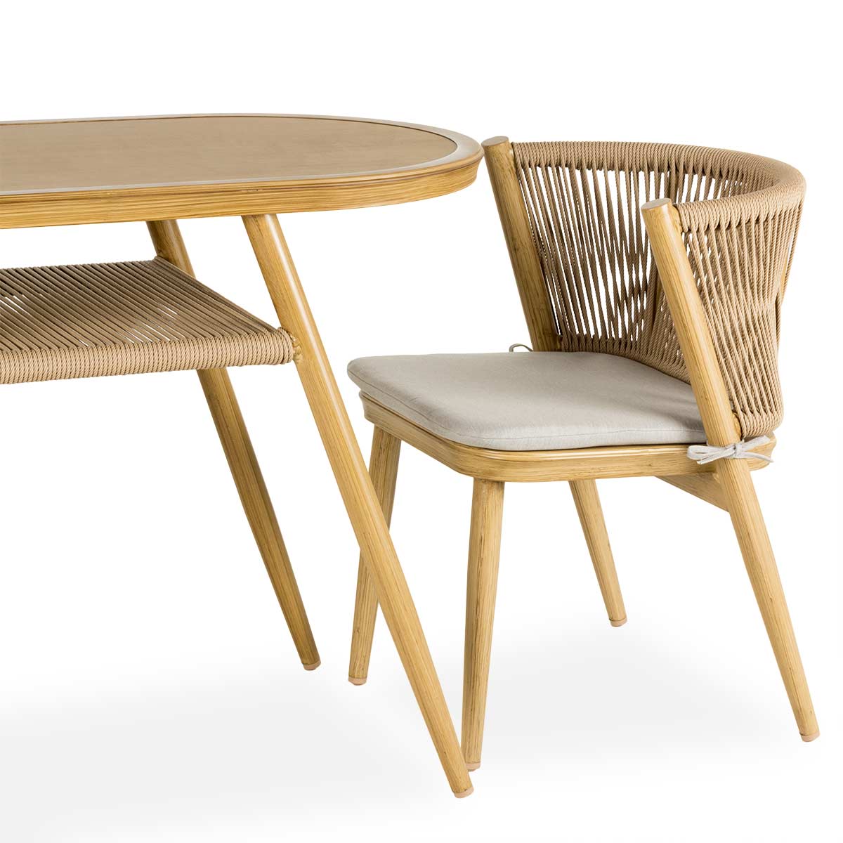 Set mesa y sillas Krause - #pino_y_jacaranda#