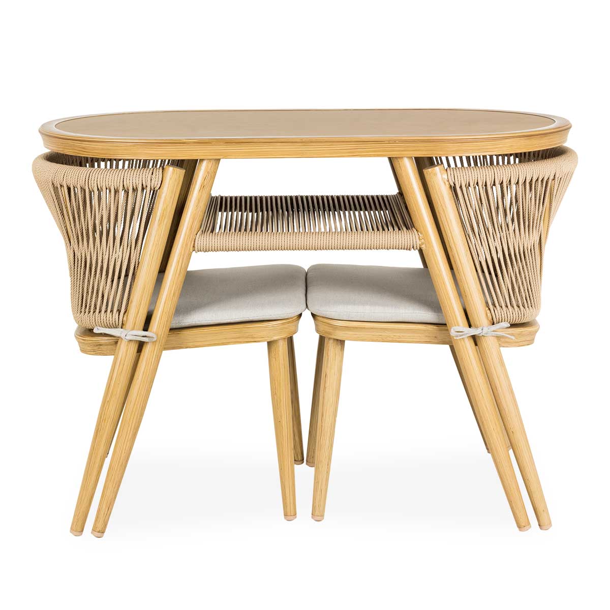 Set mesa y sillas Krause - #pino_y_jacaranda#