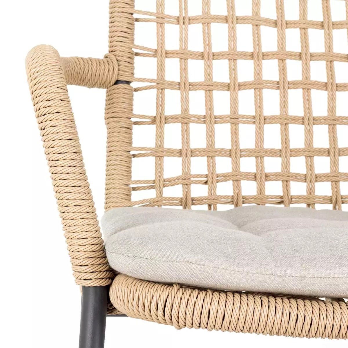 Silla de Mimbre Sintético Terra - #pino_y_jacaranda#