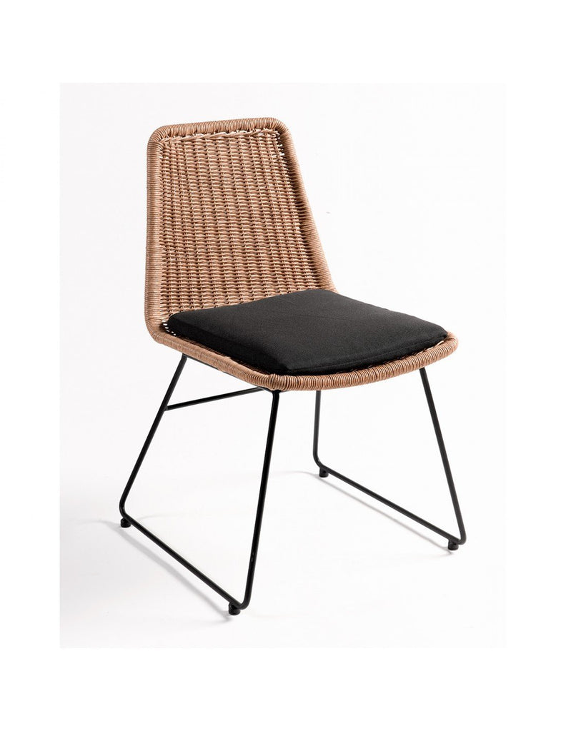 Silla Ratán Niebla - #pino_y_jacaranda#