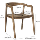Silla San José - #pino_y_jacaranda#
