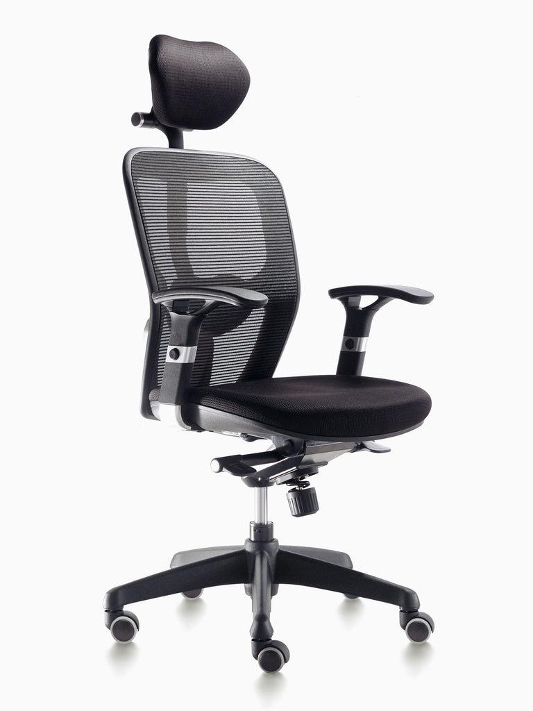 Sillón de Dirección Euromof Boston Con Cabecero - #pino_y_jacaranda#