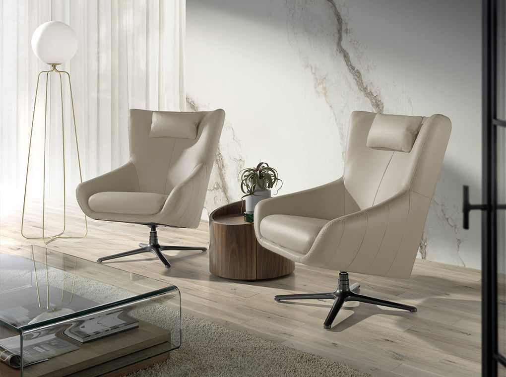 Sillón Giratorio Tea - #pino_y_jacaranda#