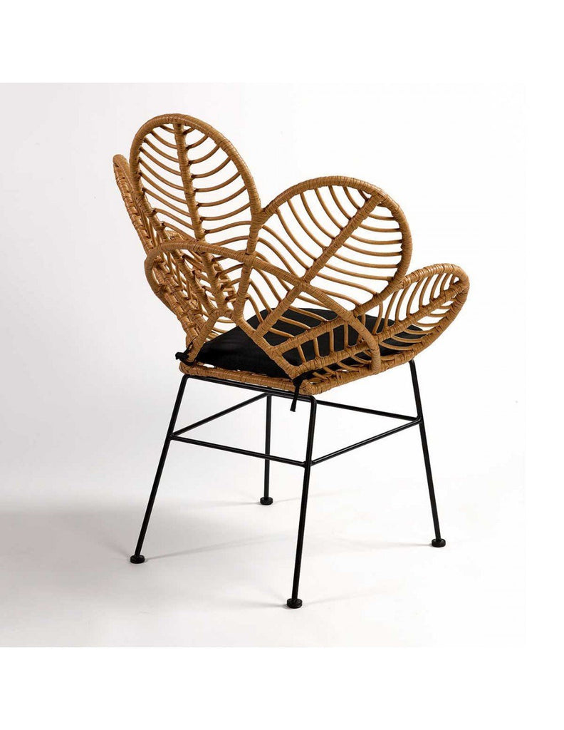 Sillón Ratán Pizarra - #pino_y_jacaranda#