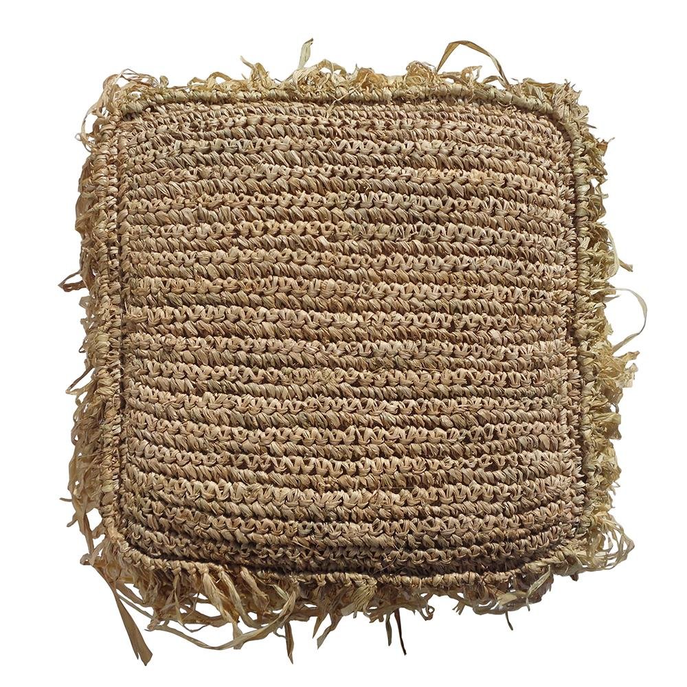 Taburete Sisal Cuadrado - #pino_y_jacaranda#