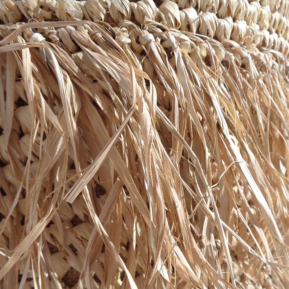 Taburete Sisal Redondo - #pino_y_jacaranda#