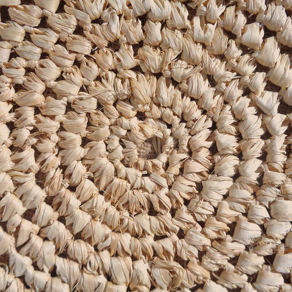 Taburete Sisal Redondo - #pino_y_jacaranda#