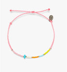 Tobillera Rosa Bolitas de Colores - #pino_y_jacaranda#