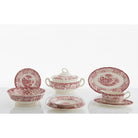 Vajilla La Cartuja de Sevilla Colección 202 Rosa 42 Piezas - #pino_y_jacaranda#
