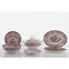 Vajilla La Cartuja de Sevilla Colección 202 Rosa 56 Piezas - #pino_y_jacaranda#
