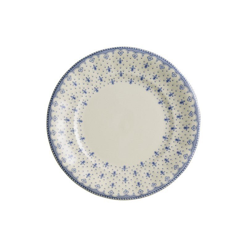 Vajilla La Cartuja de Sevilla Colección Flor de Lis Azul 42 Piezas - #pino_y_jacaranda#