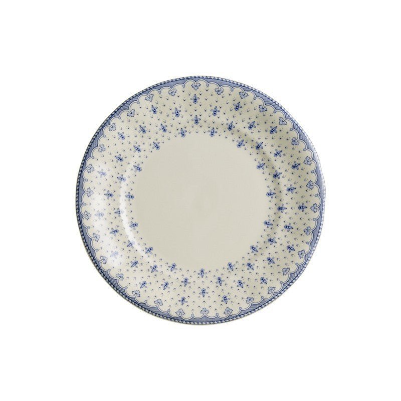 Vajilla La Cartuja de Sevilla Colección Flor de Lis Azul 56 Piezas - #pino_y_jacaranda#