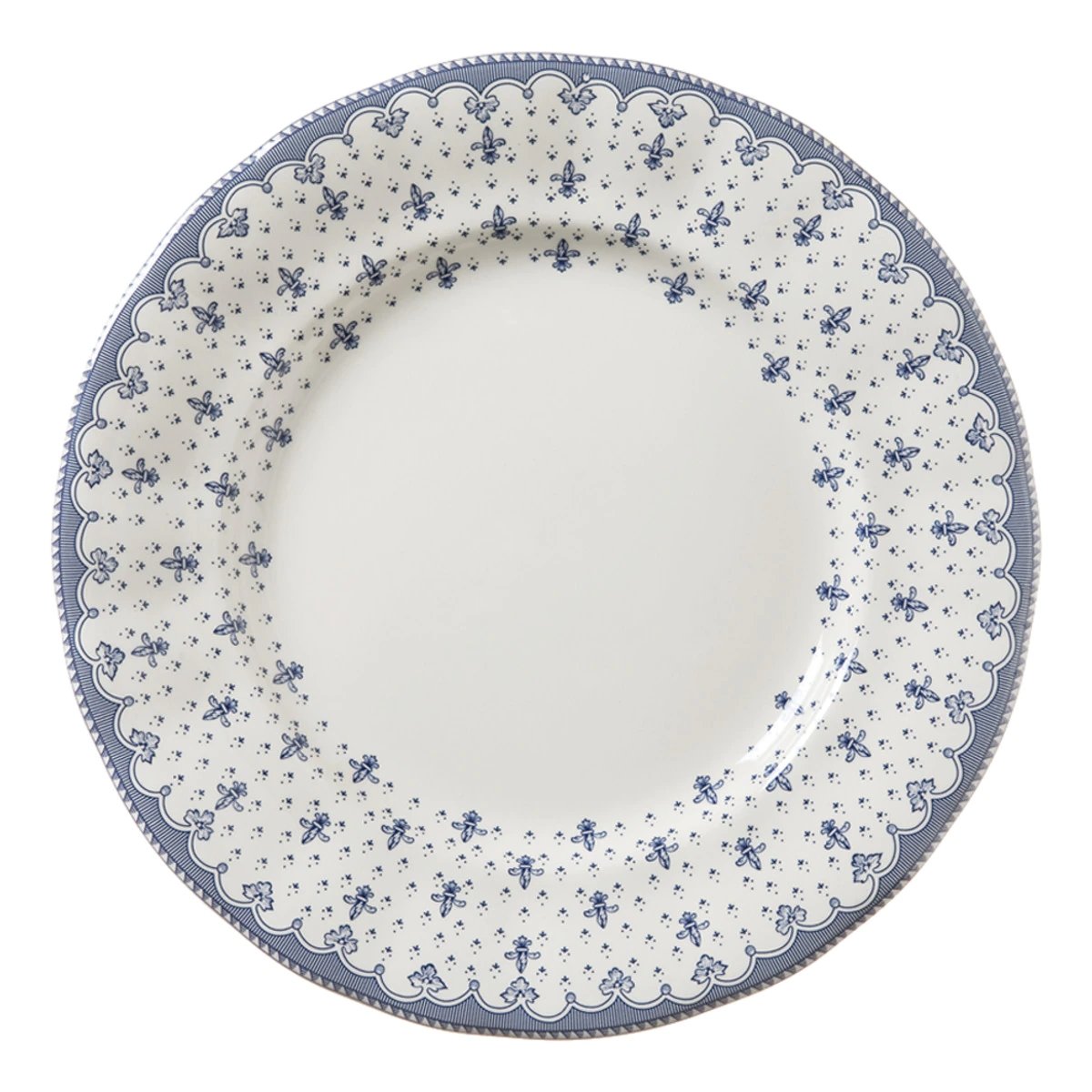 Vajilla La Cartuja de Sevilla Colección Flor de Lis Azul - #pino_y_jacaranda#