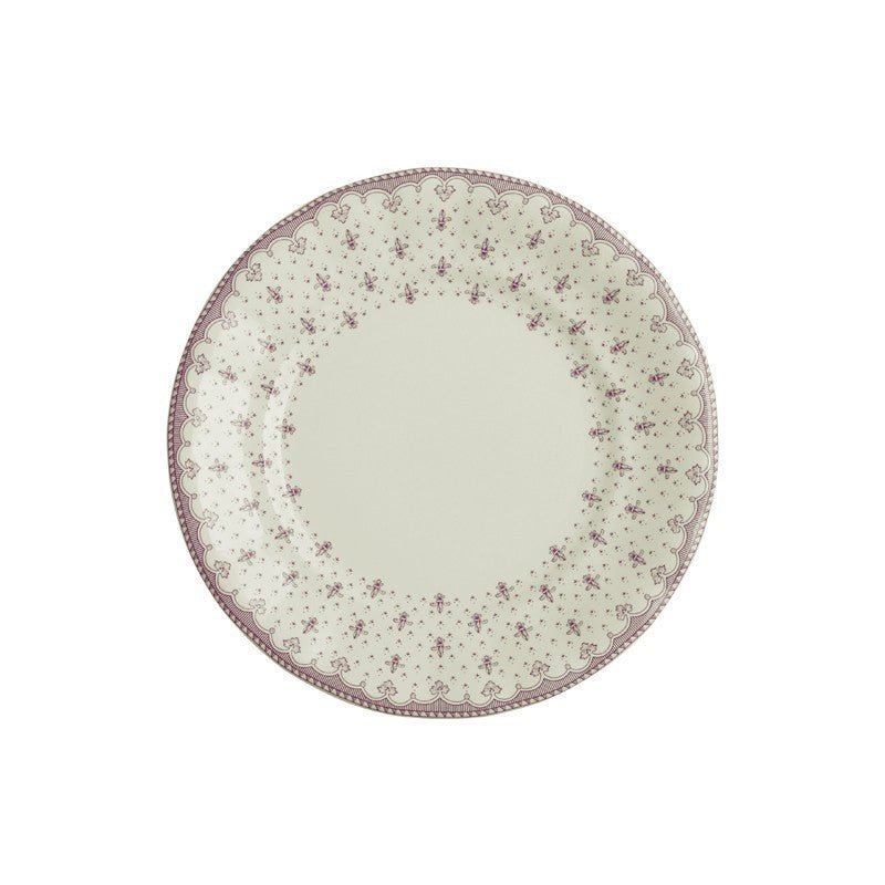 Vajilla La Cartuja de Sevilla Colección Flor de Lis Rosa 42 Piezas - #pino_y_jacaranda#