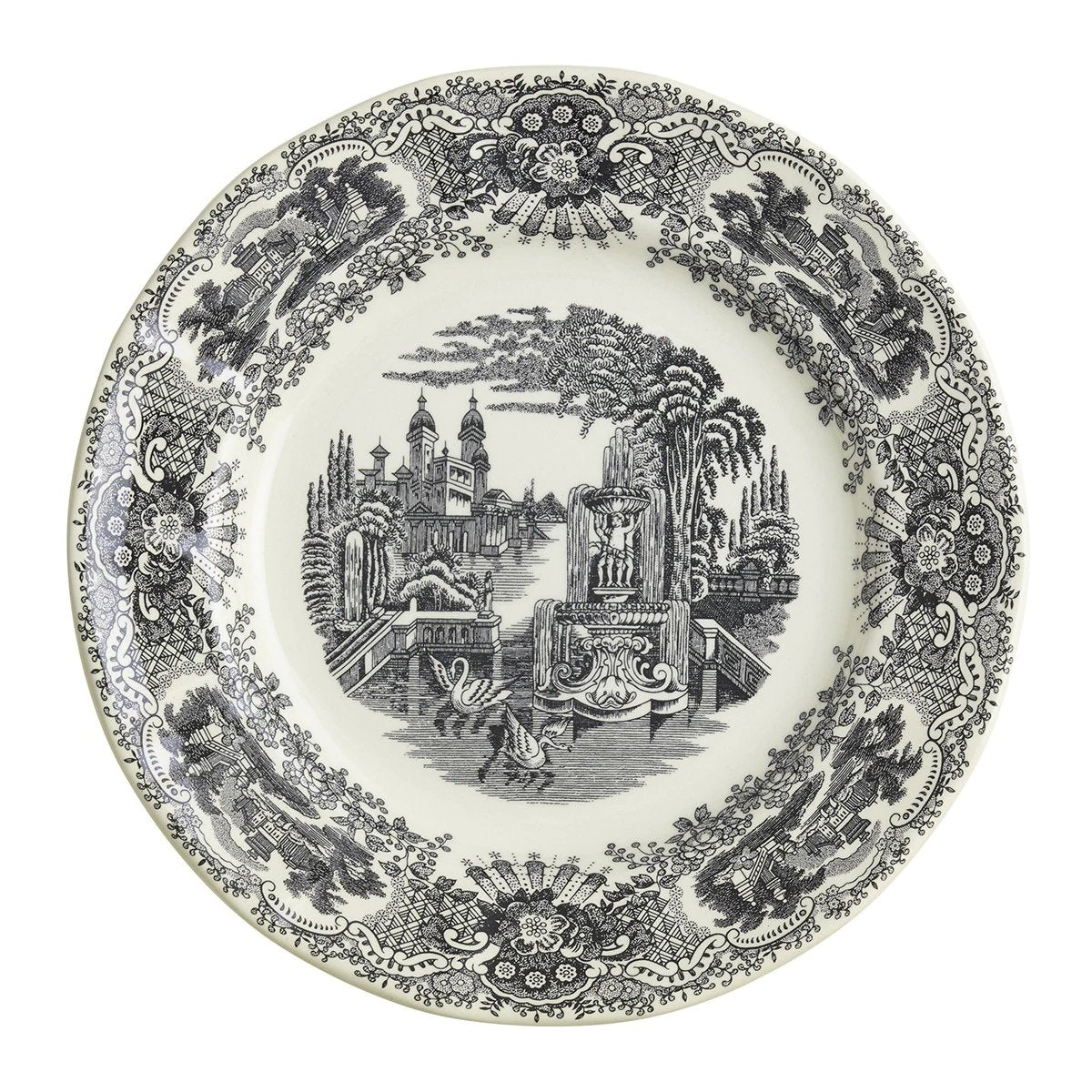 Vajilla La Cartuja de Sevilla Colección Negro Vistas - #pino_y_jacaranda#