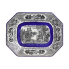 Vajilla La Cartuja de Sevilla Colección Negro Vistas Blue by Aaron Stewart 42 Piezas - #pino_y_jacaranda#