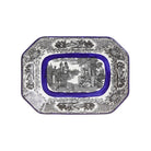 Vajilla La Cartuja de Sevilla Colección Negro Vistas Blue by Aaron Stewart 56 Piezas - #pino_y_jacaranda#