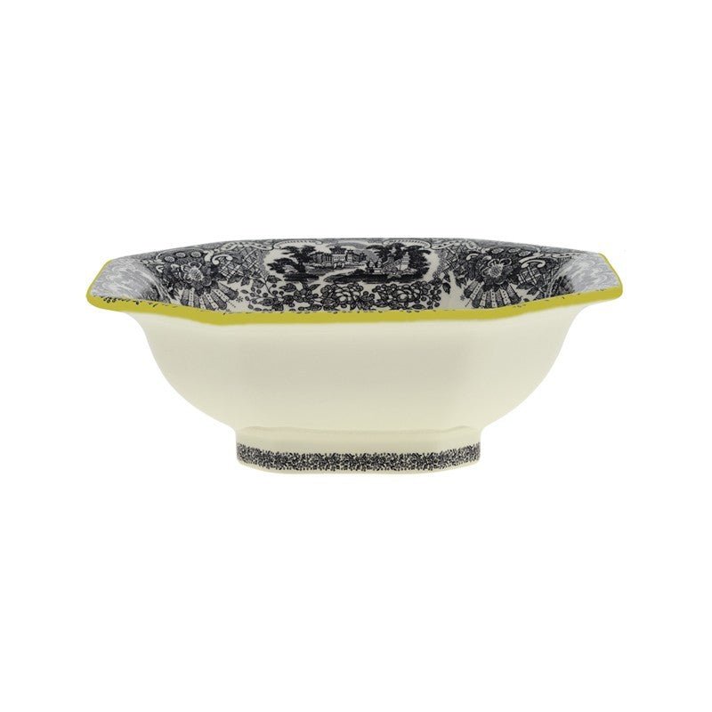 Vajilla La Cartuja de Sevilla Colección Negro Vistas Yellow by Aaron Stewart 42 Piezas - #pino_y_jacaranda#