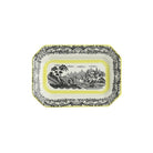 Vajilla La Cartuja de Sevilla Colección Negro Vistas Yellow by Aaron Stewart 42 Piezas - #pino_y_jacaranda#