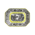 Vajilla La Cartuja de Sevilla Colección Negro Vistas Yellow by Aaron Stewart 56 Piezas - #pino_y_jacaranda#